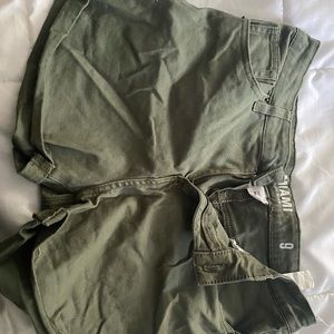 Green shorts